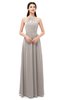 ColsBM Irene Fawn Bridesmaid Dresses Sleeveless Halter Criss-cross Straps Sexy A-line Sash