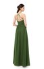 ColsBM Irene Garden Green Bridesmaid Dresses Sleeveless Halter Criss-cross Straps Sexy A-line Sash