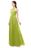 ColsBM Irene Green Oasis Bridesmaid Dresses Sleeveless Halter Criss-cross Straps Sexy A-line Sash