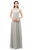 ColsBM Irene Hushed Violet Bridesmaid Dresses Sleeveless Halter Criss-cross Straps Sexy A-line Sash