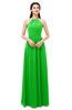 ColsBM Irene Jasmine Green Bridesmaid Dresses Sleeveless Halter Criss-cross Straps Sexy A-line Sash