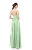 ColsBM Irene Light Green Bridesmaid Dresses Sleeveless Halter Criss-cross Straps Sexy A-line Sash
