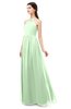 ColsBM Irene Light Green Bridesmaid Dresses Sleeveless Halter Criss-cross Straps Sexy A-line Sash