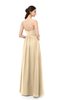 ColsBM Irene Marzipan Bridesmaid Dresses Sleeveless Halter Criss-cross Straps Sexy A-line Sash