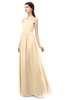 ColsBM Irene Marzipan Bridesmaid Dresses Sleeveless Halter Criss-cross Straps Sexy A-line Sash