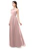 ColsBM Irene Nectar Pink Bridesmaid Dresses Sleeveless Halter Criss-cross Straps Sexy A-line Sash