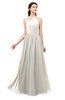 ColsBM Irene Off White Bridesmaid Dresses Sleeveless Halter Criss-cross Straps Sexy A-line Sash