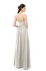 ColsBM Irene Off White Bridesmaid Dresses Sleeveless Halter Criss-cross Straps Sexy A-line Sash