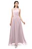 ColsBM Irene Pale Lilac Bridesmaid Dresses Sleeveless Halter Criss-cross Straps Sexy A-line Sash