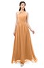 ColsBM Irene Pheasant Bridesmaid Dresses Sleeveless Halter Criss-cross Straps Sexy A-line Sash