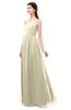 ColsBM Irene Putty Bridesmaid Dresses Sleeveless Halter Criss-cross Straps Sexy A-line Sash