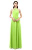 ColsBM Irene Sharp Green Bridesmaid Dresses Sleeveless Halter Criss-cross Straps Sexy A-line Sash