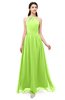 ColsBM Irene Sharp Green Bridesmaid Dresses Sleeveless Halter Criss-cross Straps Sexy A-line Sash