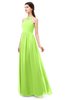 ColsBM Irene Sharp Green Bridesmaid Dresses Sleeveless Halter Criss-cross Straps Sexy A-line Sash