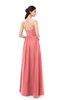 ColsBM Irene Shell Pink Bridesmaid Dresses Sleeveless Halter Criss-cross Straps Sexy A-line Sash