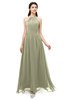 ColsBM Irene Sponge Bridesmaid Dresses Sleeveless Halter Criss-cross Straps Sexy A-line Sash