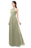 ColsBM Irene Sponge Bridesmaid Dresses Sleeveless Halter Criss-cross Straps Sexy A-line Sash