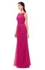 ColsBM Livia Beetroot Purple Bridesmaid Dresses Sleeveless A-line Traditional Pick up Floor Length Sabrina