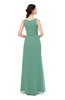 ColsBM Livia Beryl Green Bridesmaid Dresses Sleeveless A-line Traditional Pick up Floor Length Sabrina