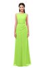 ColsBM Livia Bright Green Bridesmaid Dresses Sleeveless A-line Traditional Pick up Floor Length Sabrina
