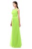 ColsBM Livia Bright Green Bridesmaid Dresses Sleeveless A-line Traditional Pick up Floor Length Sabrina