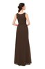ColsBM Livia Copper Bridesmaid Dresses Sleeveless A-line Traditional Pick up Floor Length Sabrina