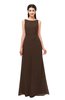 ColsBM Livia Copper Bridesmaid Dresses Sleeveless A-line Traditional Pick up Floor Length Sabrina