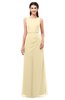 ColsBM Livia Cornhusk Bridesmaid Dresses Sleeveless A-line Traditional Pick up Floor Length Sabrina