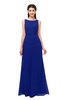 ColsBM Livia Electric Blue Bridesmaid Dresses Sleeveless A-line Traditional Pick up Floor Length Sabrina