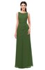ColsBM Livia Garden Green Bridesmaid Dresses Sleeveless A-line Traditional Pick up Floor Length Sabrina