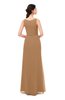 ColsBM Livia Light Brown Bridesmaid Dresses Sleeveless A-line Traditional Pick up Floor Length Sabrina