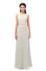 ColsBM Livia Off White Bridesmaid Dresses Sleeveless A-line Traditional Pick up Floor Length Sabrina