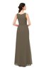 ColsBM Livia Otter Bridesmaid Dresses Sleeveless A-line Traditional Pick up Floor Length Sabrina