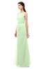 ColsBM Livia Pale Green Bridesmaid Dresses Sleeveless A-line Traditional Pick up Floor Length Sabrina