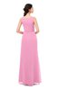 ColsBM Livia Pink Bridesmaid Dresses Sleeveless A-line Traditional Pick up Floor Length Sabrina