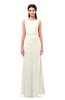 ColsBM Livia Whisper White Bridesmaid Dresses Sleeveless A-line Traditional Pick up Floor Length Sabrina