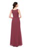 ColsBM Livia Wine Bridesmaid Dresses Sleeveless A-line Traditional Pick up Floor Length Sabrina