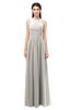ColsBM Astrid Ashes Of Roses Bridesmaid Dresses A-line Ruching Sheer Floor Length Zipper Mature