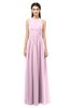 ColsBM Astrid Fairy Tale Bridesmaid Dresses A-line Ruching Sheer Floor Length Zipper Mature