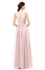ColsBM Astrid Pastel Pink Bridesmaid Dresses A-line Ruching Sheer Floor Length Zipper Mature