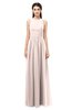 ColsBM Astrid Silver Peony Bridesmaid Dresses A-line Ruching Sheer Floor Length Zipper Mature