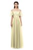 ColsBM Ingrid Anise Flower Bridesmaid Dresses Half Backless Glamorous A-line Strapless Short Sleeve Pleated