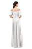 ColsBM Ingrid Cloud White Bridesmaid Dresses Half Backless Glamorous A-line Strapless Short Sleeve Pleated