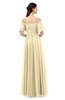 ColsBM Ingrid Cornhusk Bridesmaid Dresses Half Backless Glamorous A-line Strapless Short Sleeve Pleated