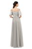 ColsBM Ingrid Hushed Violet Bridesmaid Dresses Half Backless Glamorous A-line Strapless Short Sleeve Pleated
