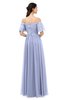 ColsBM Ingrid Lavender Bridesmaid Dresses Half Backless Glamorous A-line Strapless Short Sleeve Pleated