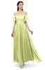 ColsBM Ingrid Lime Green Bridesmaid Dresses Half Backless Glamorous A-line Strapless Short Sleeve Pleated