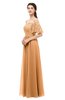 ColsBM Ingrid Pheasant Bridesmaid Dresses Half Backless Glamorous A-line Strapless Short Sleeve Pleated