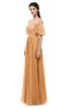 ColsBM Ingrid Pheasant Bridesmaid Dresses Half Backless Glamorous A-line Strapless Short Sleeve Pleated