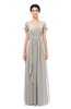 ColsBM Skylar Ashes Of Roses Bridesmaid Dresses Spaghetti Sexy Zip up Floor Length A-line Pleated